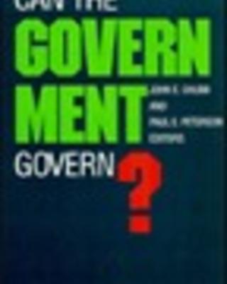 Can the Government Govern?